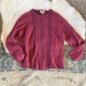 Woolrich Zip Up Sweater